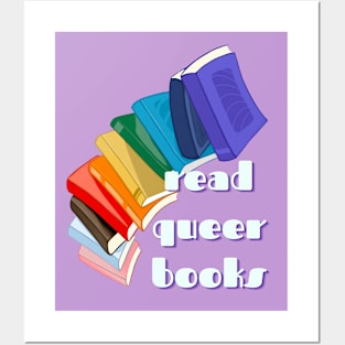 Read queer books Posters and Art